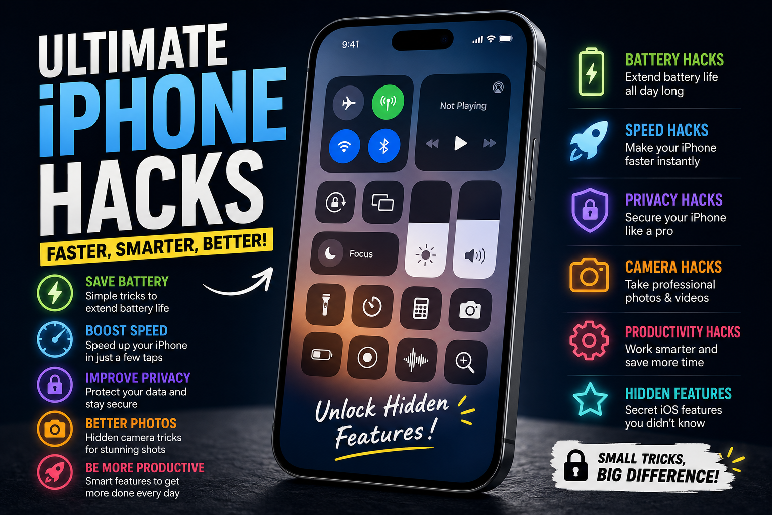 Ultimate iPhone Hacks Guide for Faster and Smarter Use